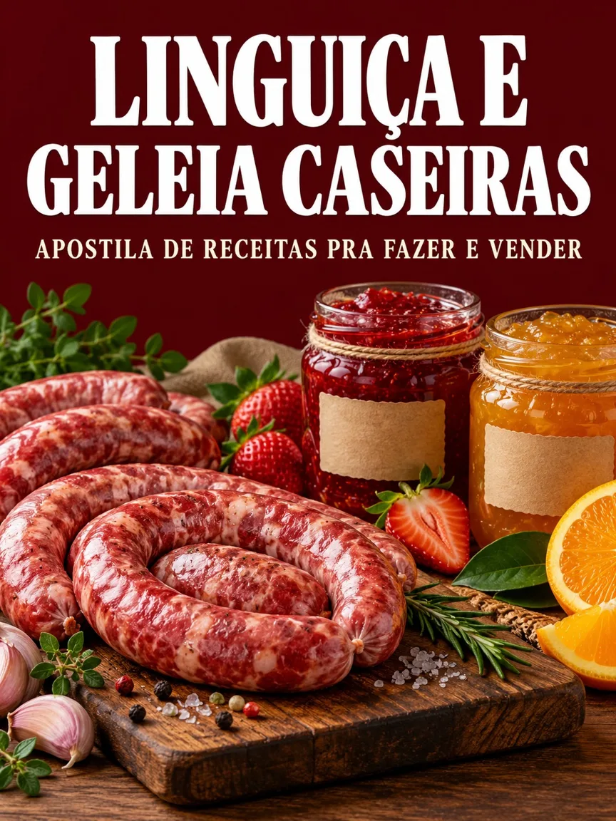 Capa do livro Linguiça e Geleia Caseiras